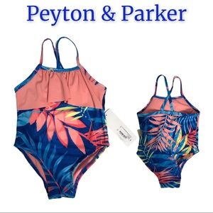 NWT Peyton & Parker Toddler 1 Piece Swimsuit